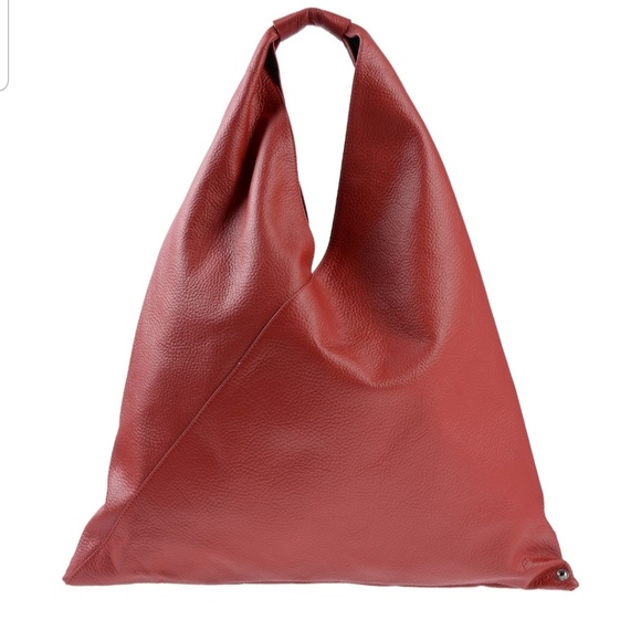 MM6 Maison Martin Margiela Handbags - MM6 by Maison Margiela Red Triangle Tote NWT